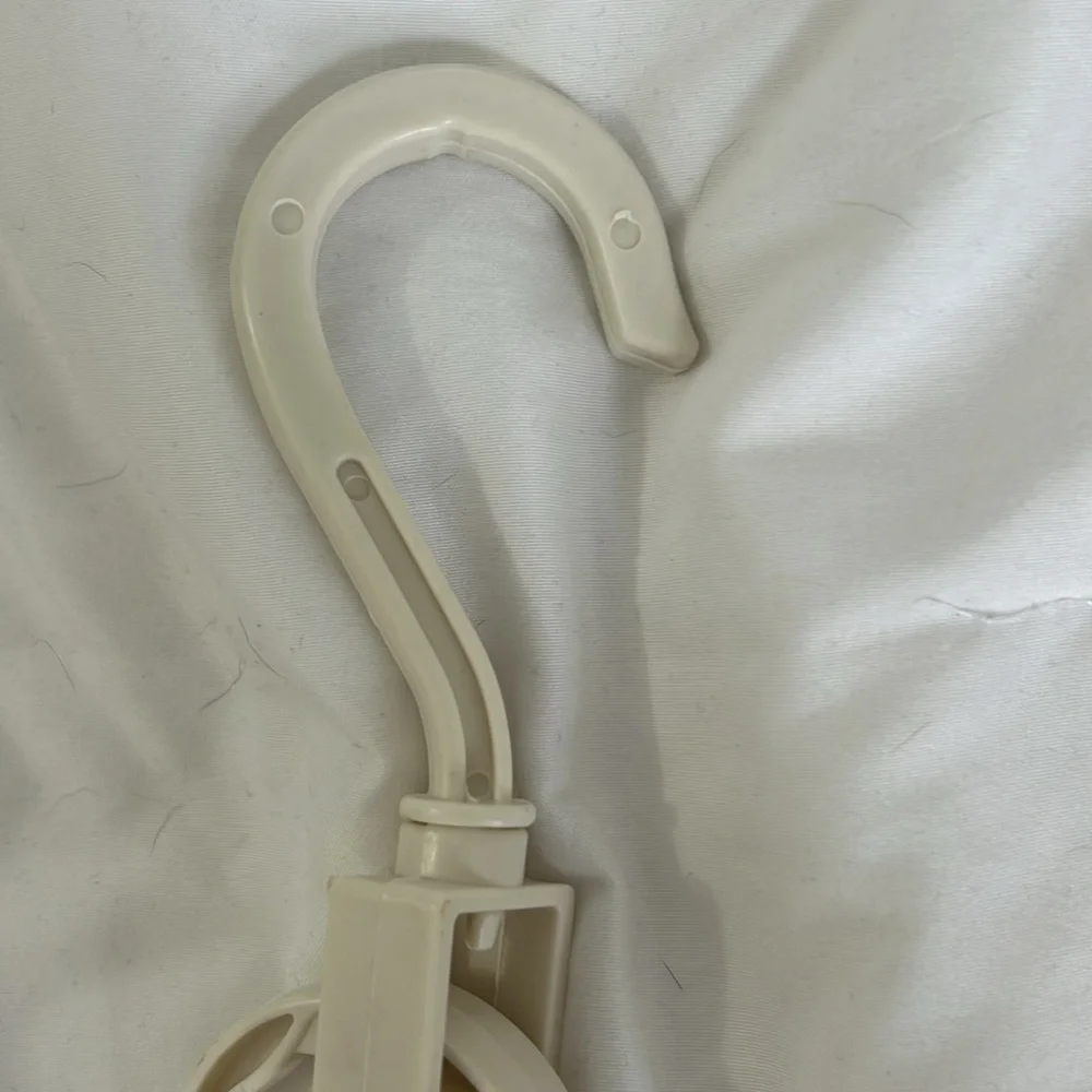 Space Saving Clothing Hanger Racks 9 ports Set of 3 white